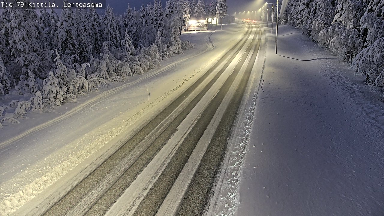 Kelikamerat Kuva Tie 79 Kittilä, Lentoasema, Kittilä, Lappi