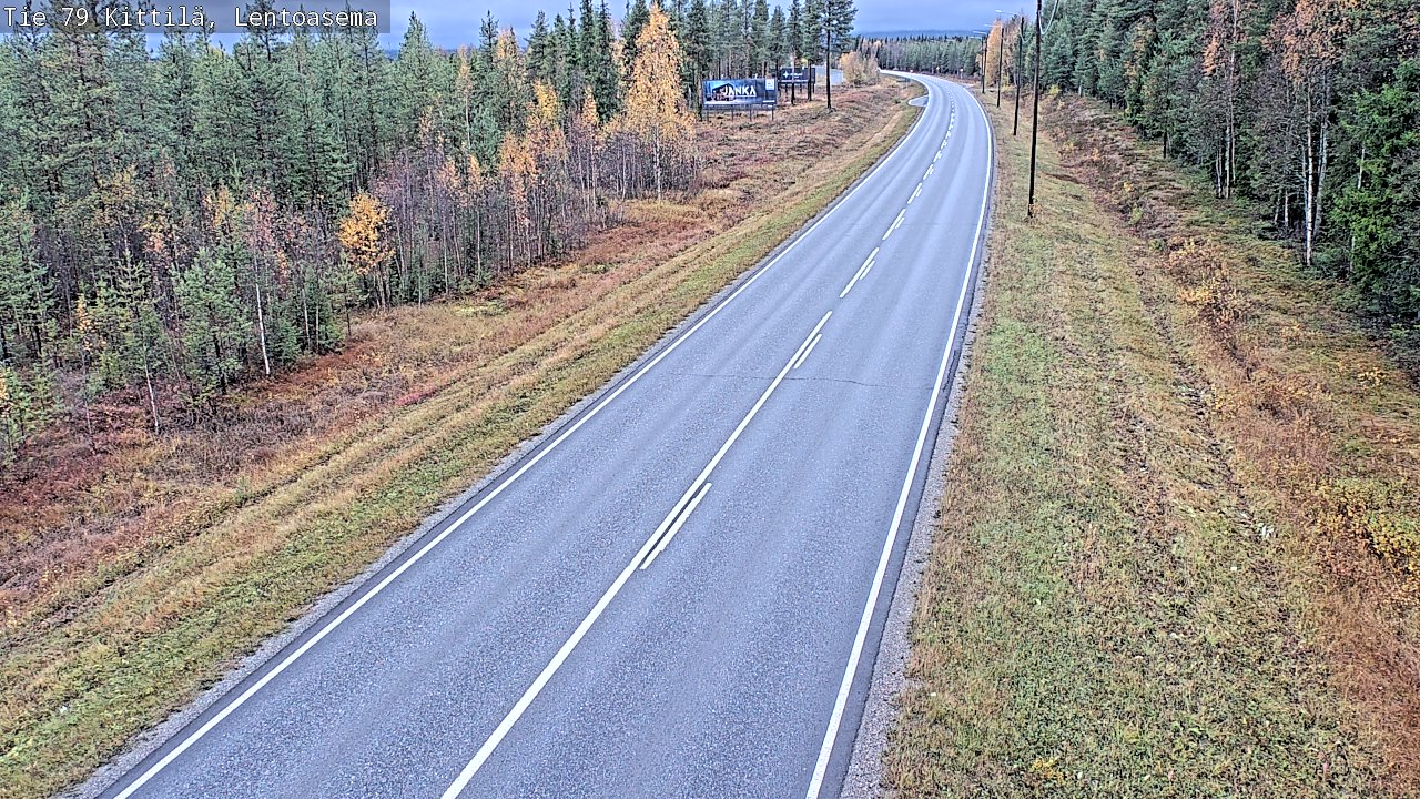 Weather Camera Image Road 79 Kittilä, Lentoasema, Kittilä, Lappi