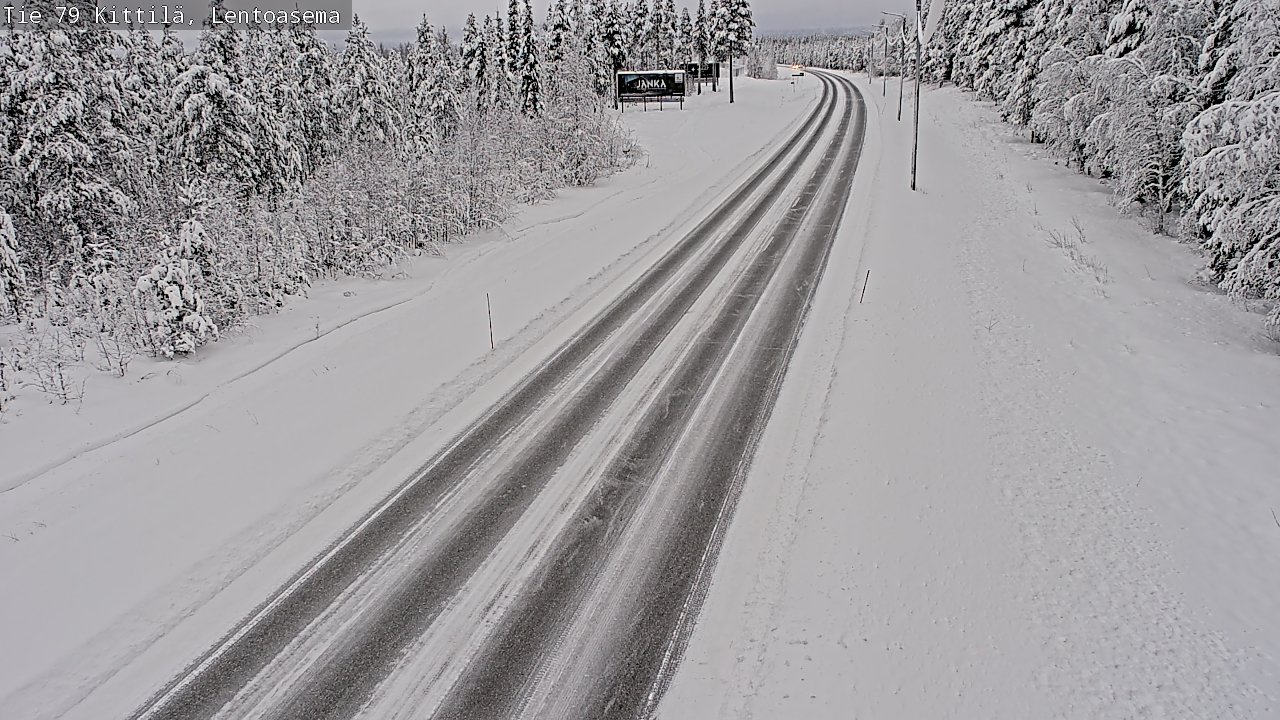 Weather Camera Image Road 79 Kittilä, Lentoasema, Kittilä, Lappi