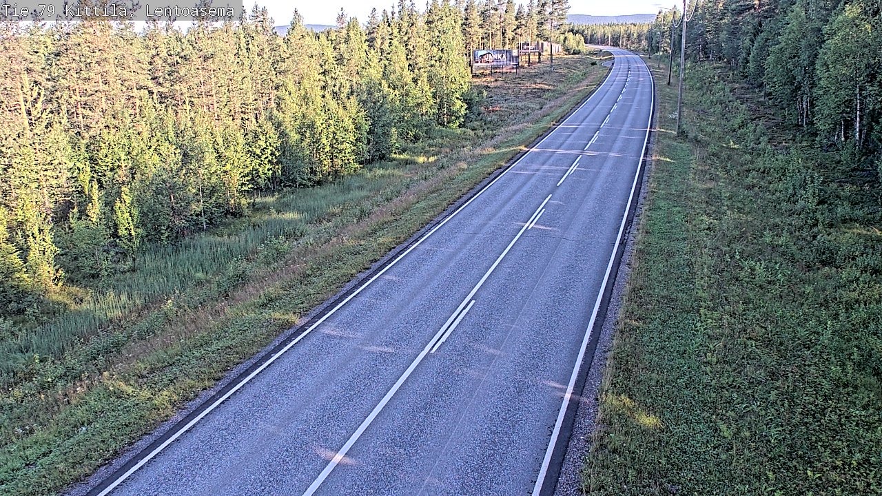 Weather Camera Image Road 79 Kittilä, Lentoasema, Kittilä, Lappi