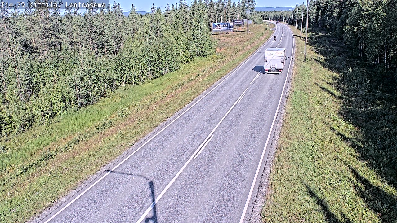Weather Camera Image Road 79 Kittilä, Lentoasema, Kittilä, Lappi