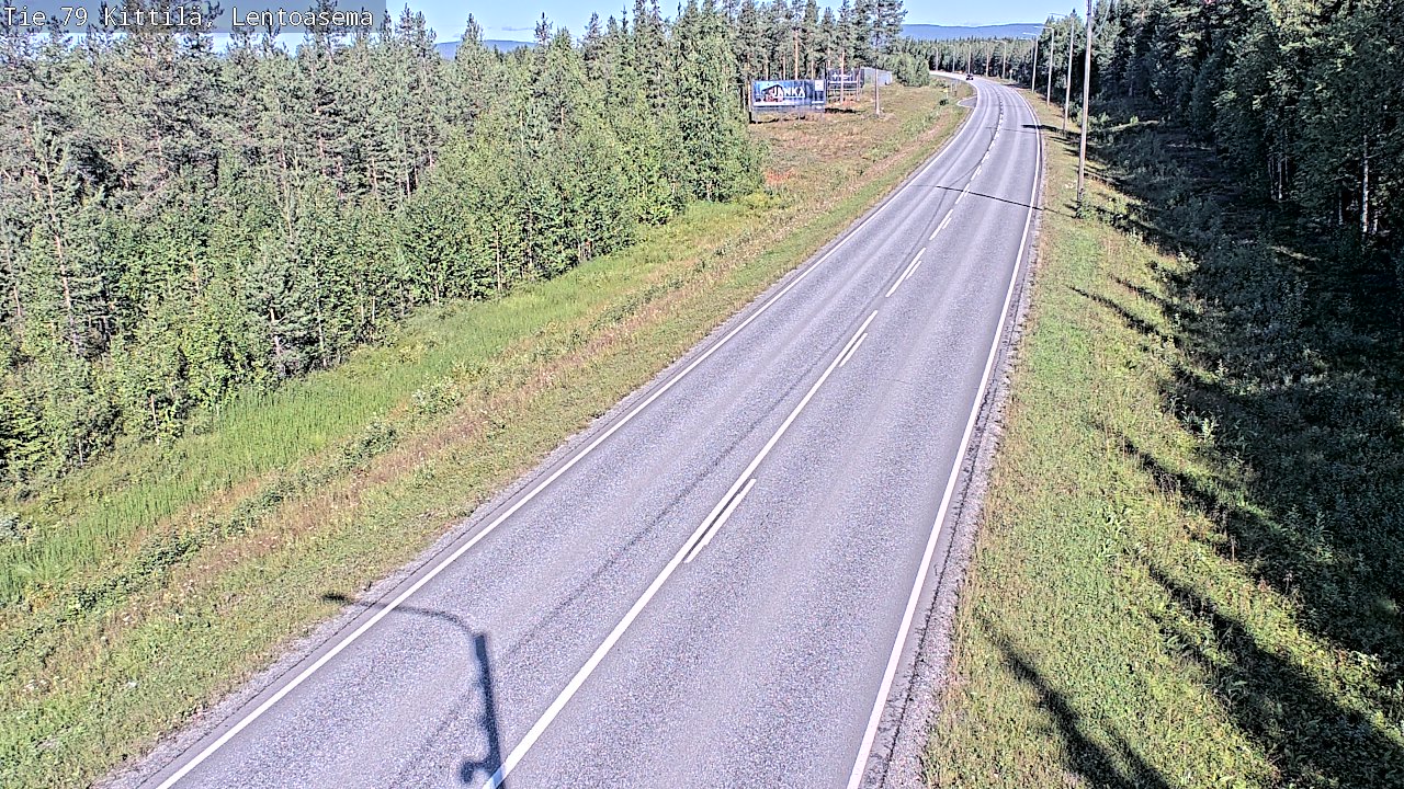 Weather Camera Image Road 79 Kittilä, Lentoasema, Kittilä, Lappi