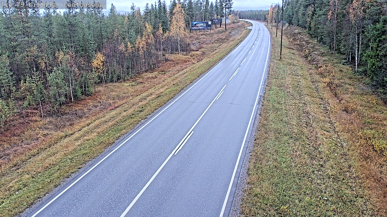Weather Camera Image Road 79 Kittilä, Lentoasema, Kittilä, Lappi
