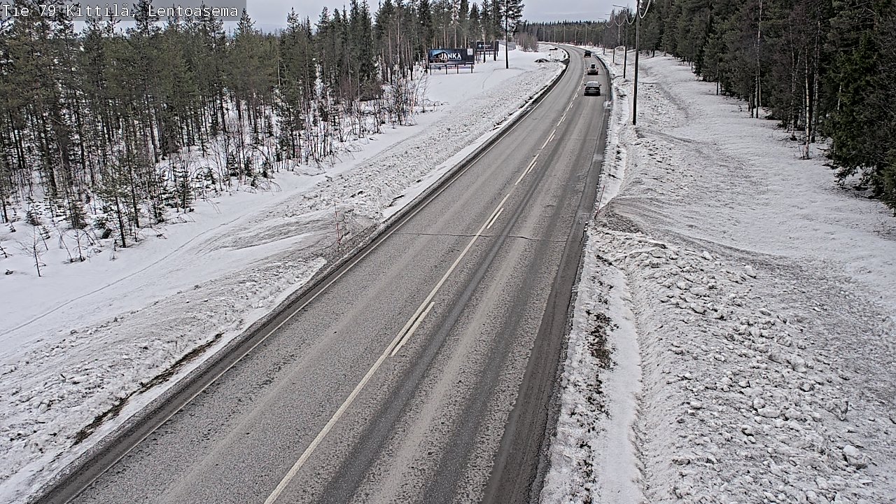 Kelikamerat Kuva Tie 79 Kittilä, Lentoasema, Kittilä, Lappi