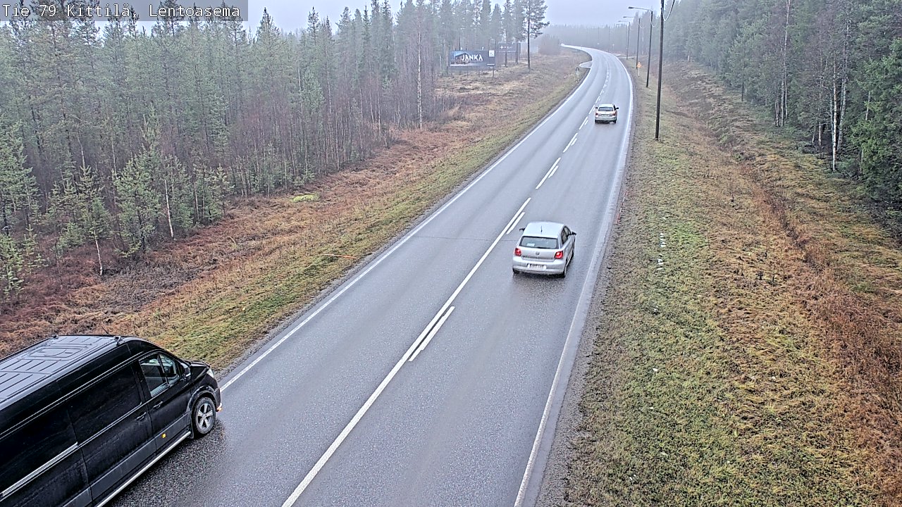 Kelikamerat Kuva Tie 79 Kittilä, Lentoasema, Kittilä, Lappi