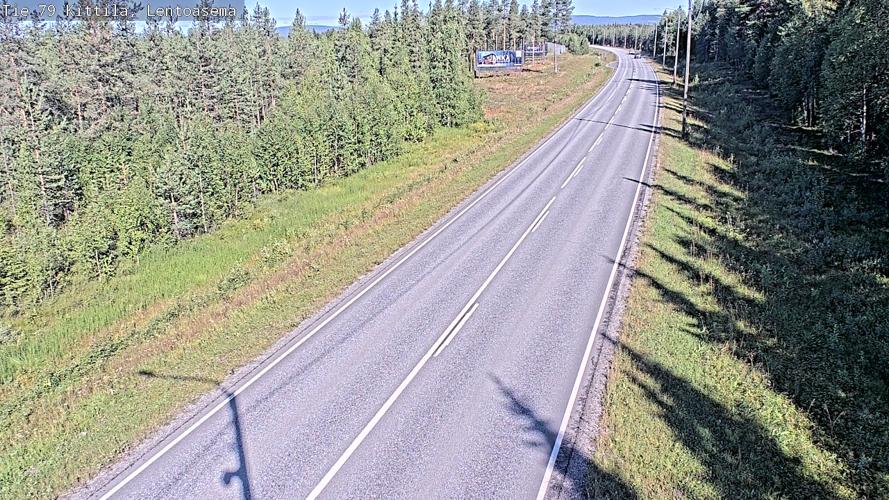 Weather Camera Image Road 79 Kittilä, Lentoasema, Kittilä, Lappi