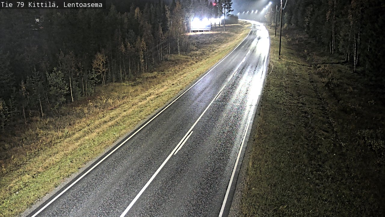 Kelikamerat Kuva Tie 79 Kittilä, Lentoasema, Kittilä, Lappi