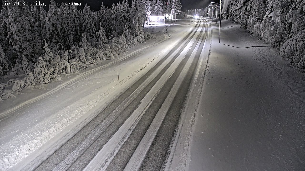 Kelikamerat Kuva Tie 79 Kittilä, Lentoasema, Kittilä, Lappi