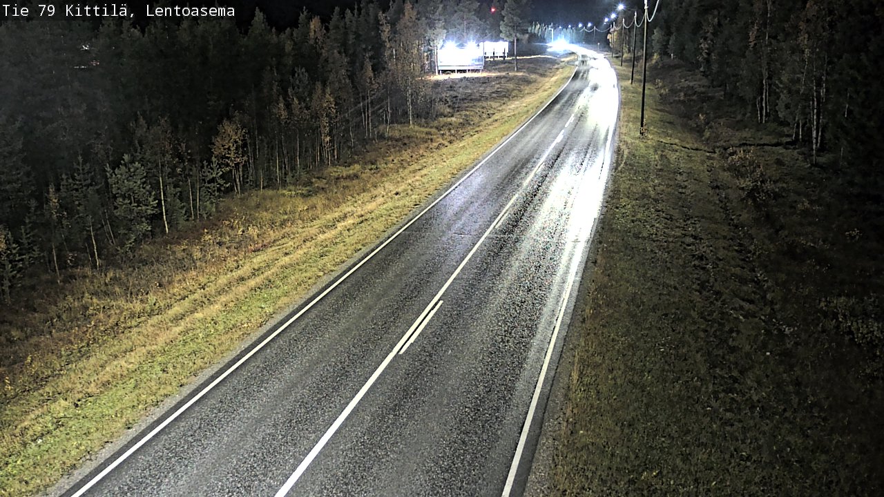 Kelikamerat Kuva Tie 79 Kittilä, Lentoasema, Kittilä, Lappi
