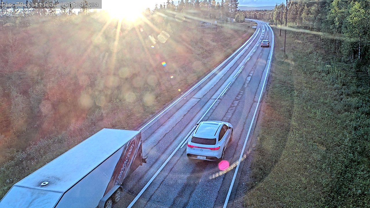Kelikamerat Kuva Tie 79 Kittilä, Lentoasema, Kittilä, Lappi