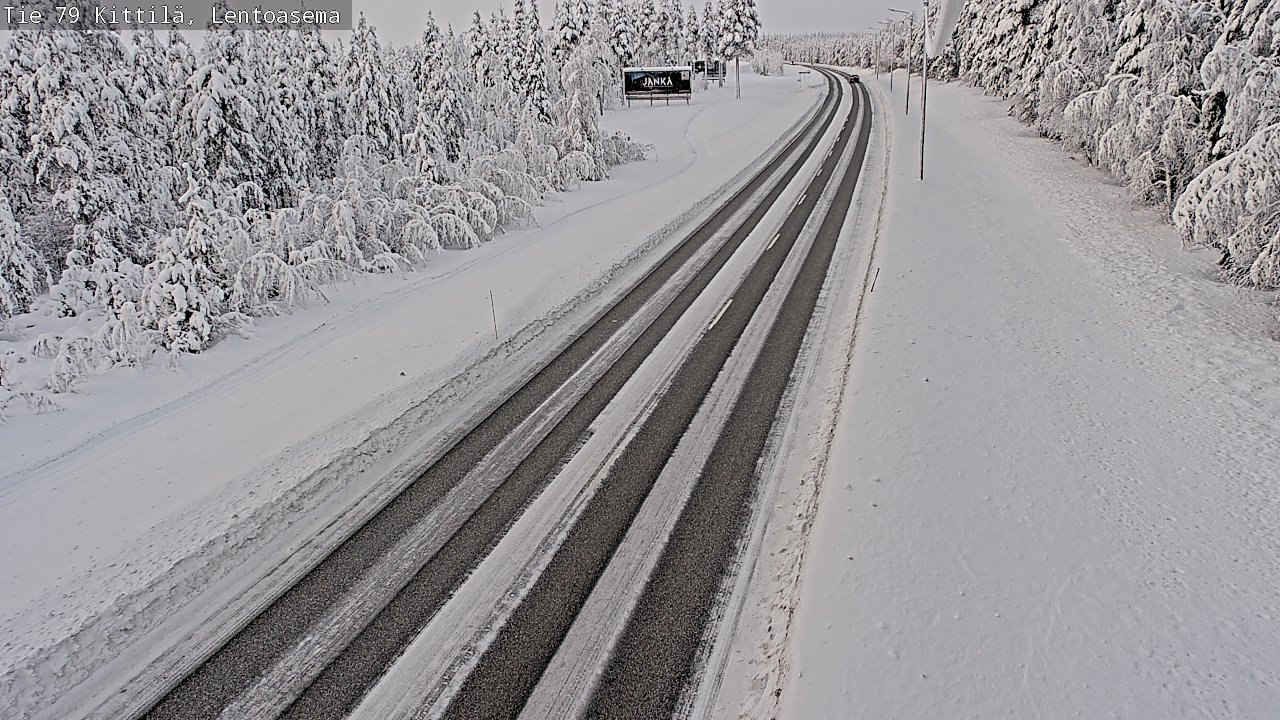 Kelikamerat Kuva Tie 79 Kittilä, Lentoasema, Kittilä, Lappi