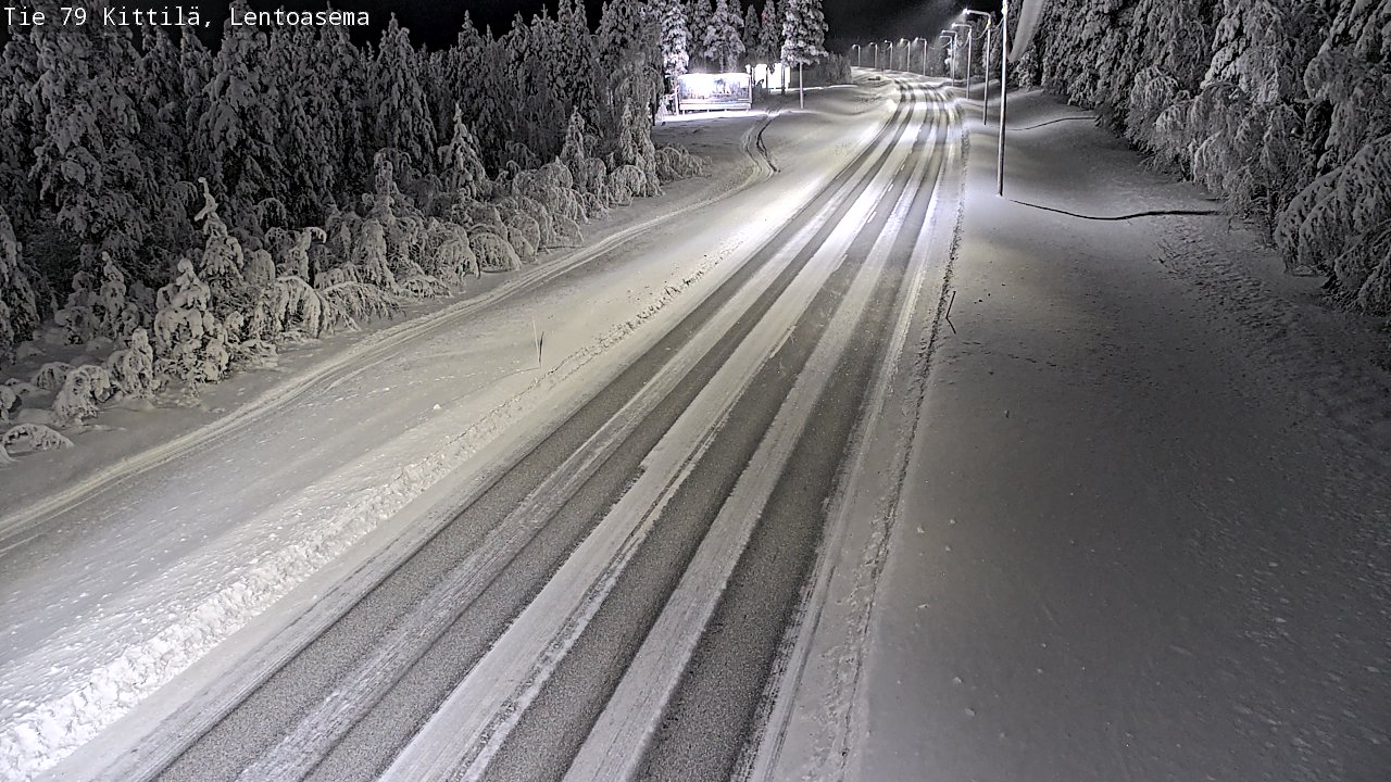 Kelikamerat Kuva Tie 79 Kittilä, Lentoasema, Kittilä, Lappi