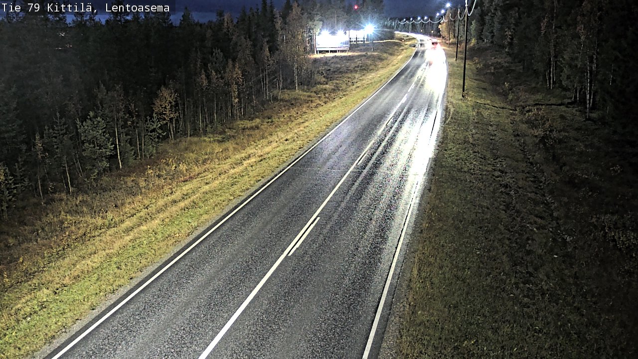 Kelikamerat Kuva Tie 79 Kittilä, Lentoasema, Kittilä, Lappi