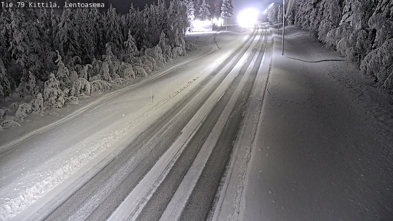 Kelikamerat Kuva Tie 79 Kittilä, Lentoasema, Kittilä, Lappi