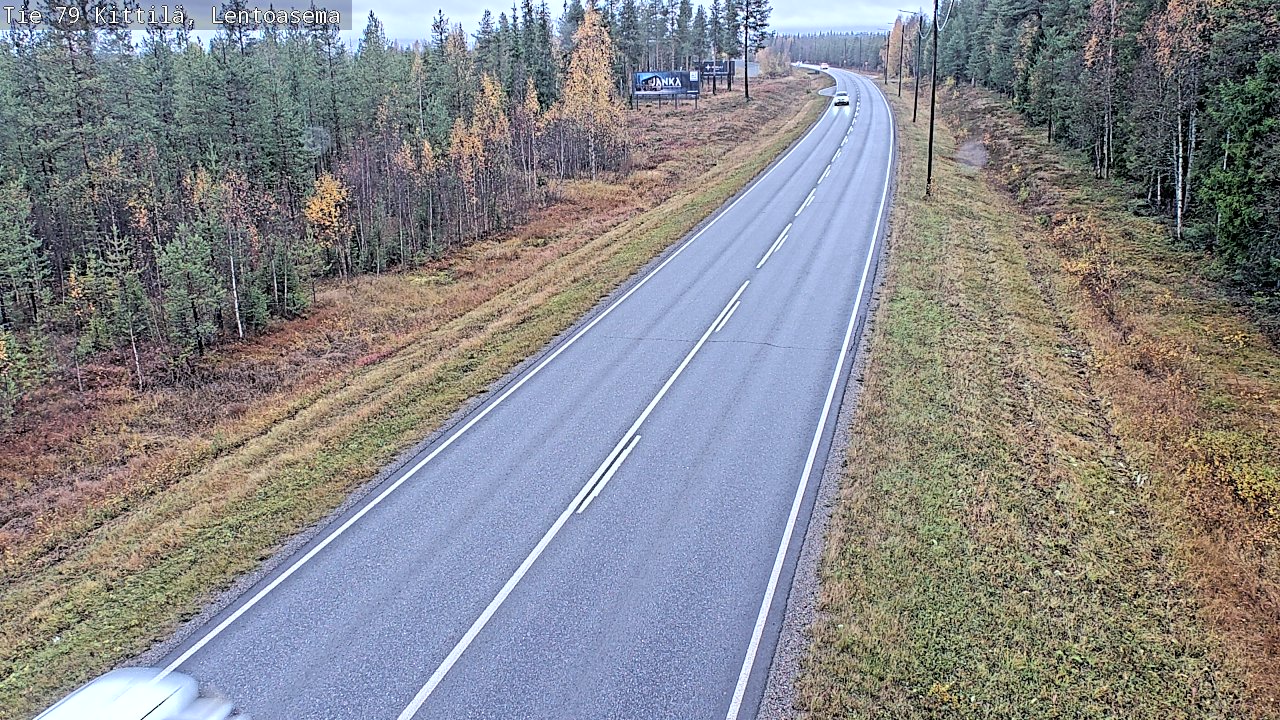Weather Camera Image Road 79 Kittilä, Lentoasema, Kittilä, Lappi