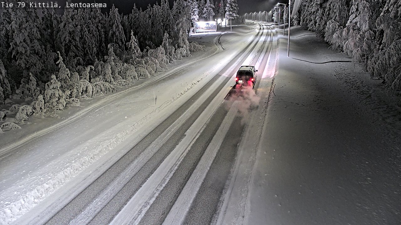 Kelikamerat Kuva Tie 79 Kittilä, Lentoasema, Kittilä, Lappi