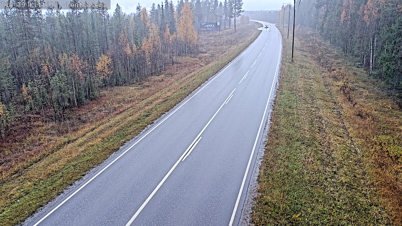 Kelikamerat Kuva Tie 79 Kittilä, Lentoasema, Kittilä, Lappi