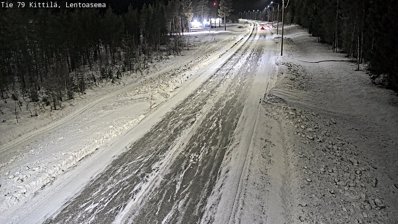 Kelikamerat Kuva Tie 79 Kittilä, Lentoasema, Kittilä, Lappi