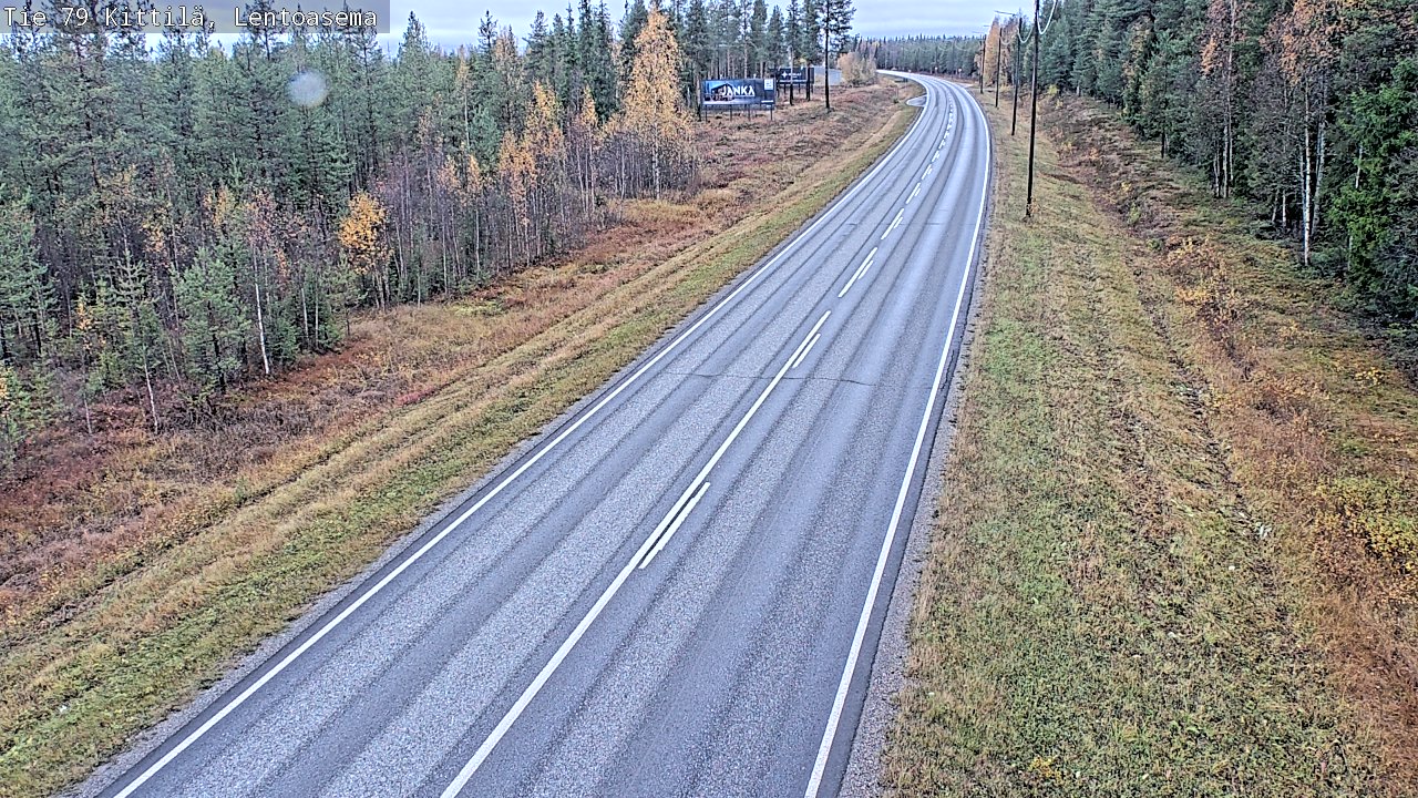 Weather Camera Image Road 79 Kittilä, Lentoasema, Kittilä, Lappi