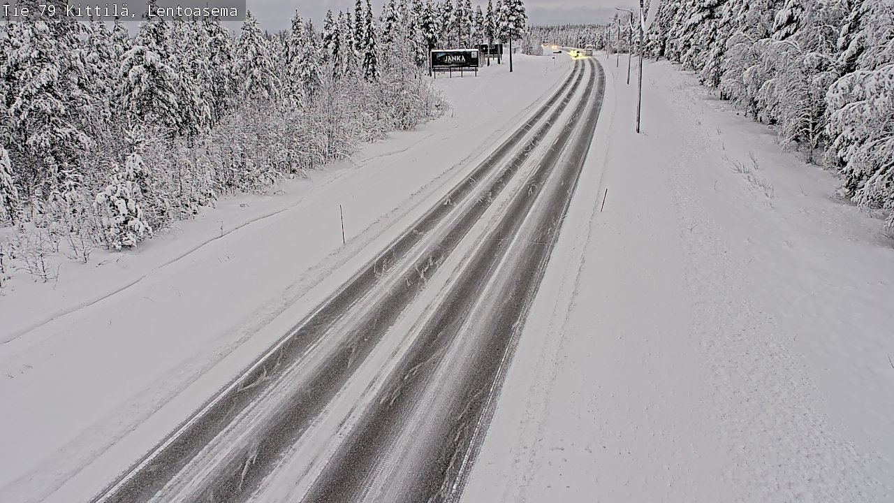 Weather Camera Image Road 79 Kittilä, Lentoasema, Kittilä, Lappi