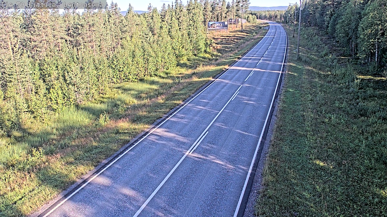 Weather Camera Image Road 79 Kittilä, Lentoasema, Kittilä, Lappi