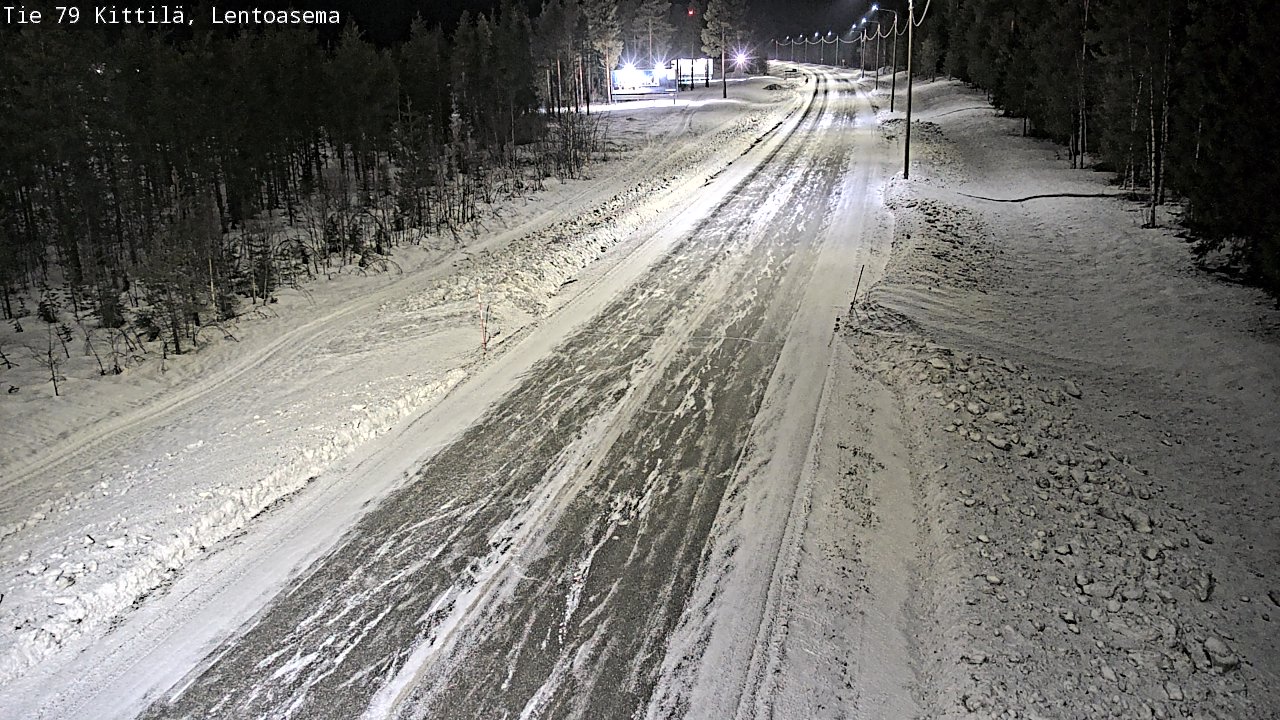 Kelikamerat Kuva Tie 79 Kittilä, Lentoasema, Kittilä, Lappi