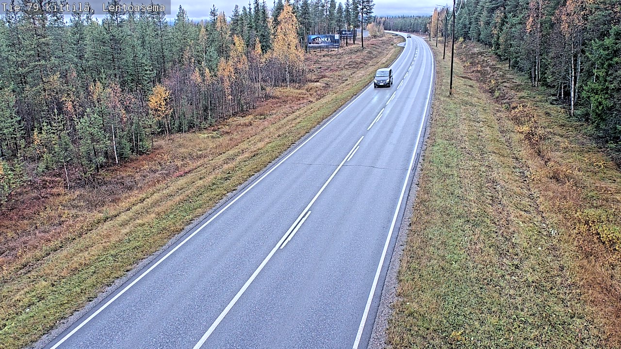 Weather Camera Image Road 79 Kittilä, Lentoasema, Kittilä, Lappi