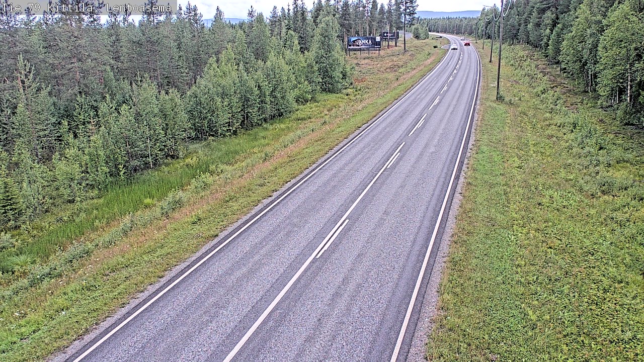 Kelikamerat Kuva Tie 79 Kittilä, Lentoasema, Kittilä, Lappi