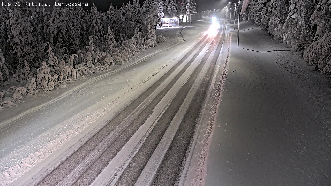 Kelikamerat Kuva Tie 79 Kittilä, Lentoasema, Kittilä, Lappi