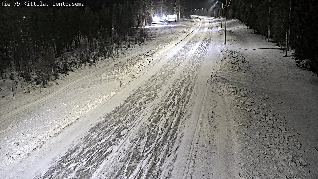Kelikamerat Kuva Tie 79 Kittilä, Lentoasema, Kittilä, Lappi