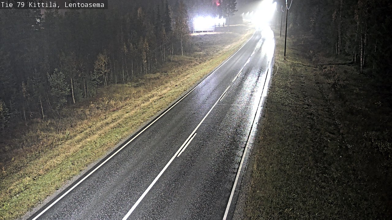 Kelikamerat Kuva Tie 79 Kittilä, Lentoasema, Kittilä, Lappi