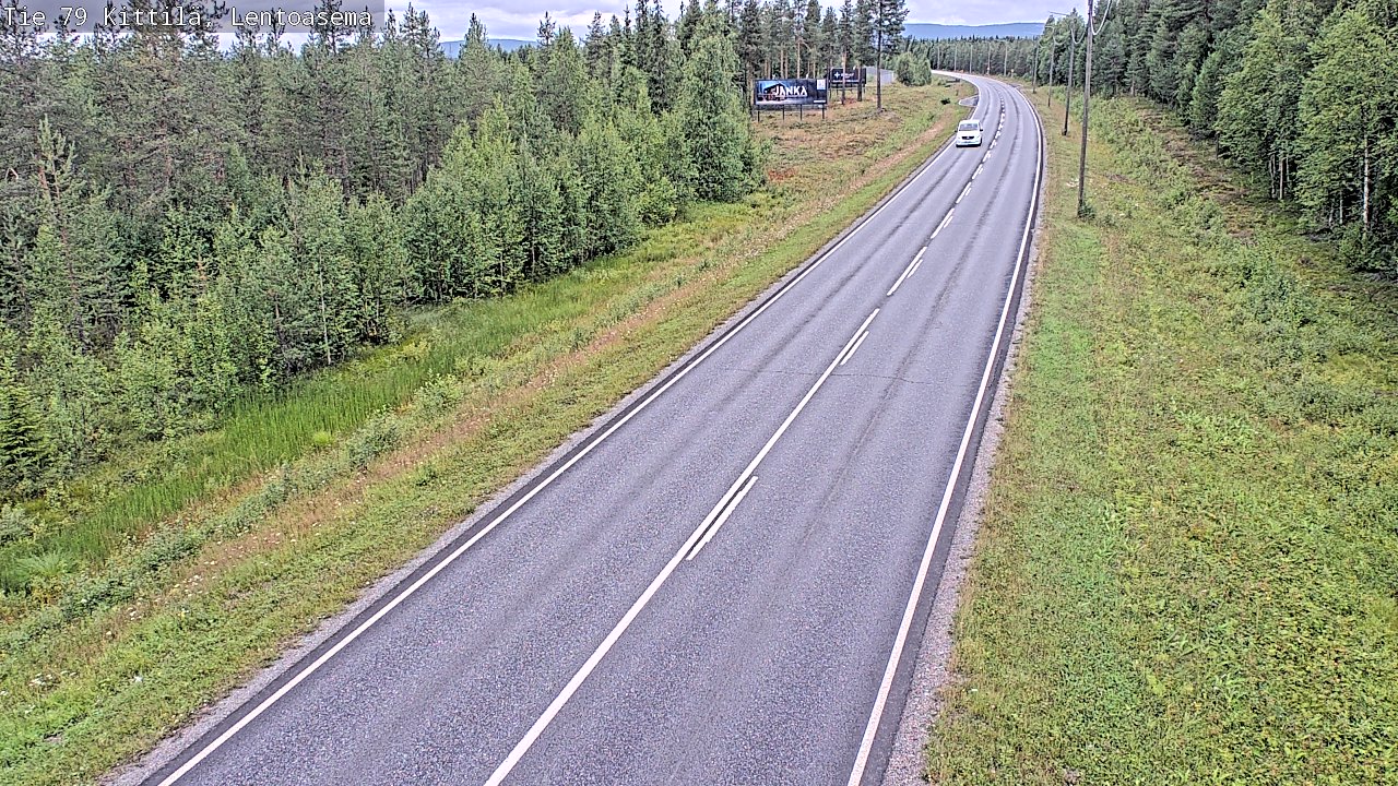 Kelikamerat Kuva Tie 79 Kittilä, Lentoasema, Kittilä, Lappi
