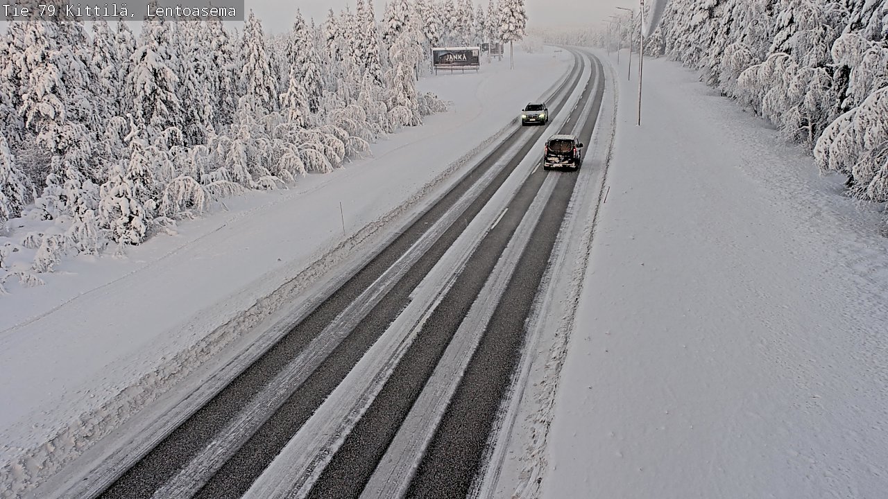 Weather Camera Image Road 79 Kittilä, Lentoasema, Kittilä, Lappi