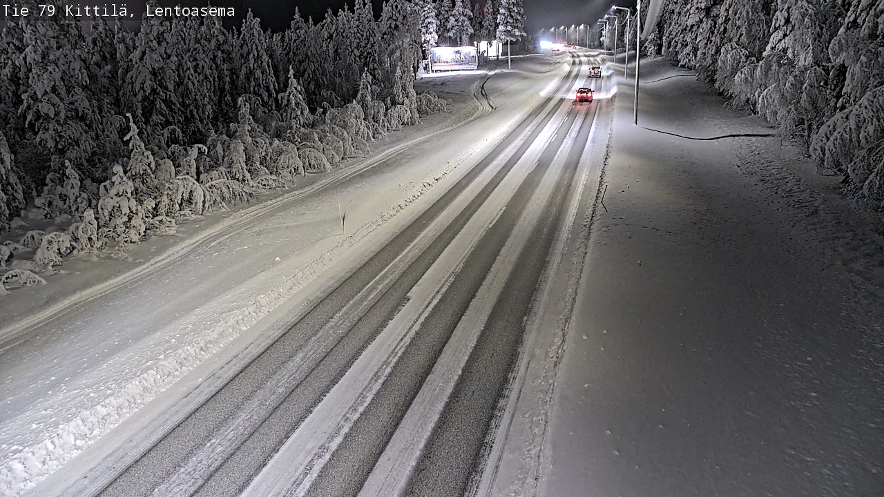 Kelikamerat Kuva Tie 79 Kittilä, Lentoasema, Kittilä, Lappi