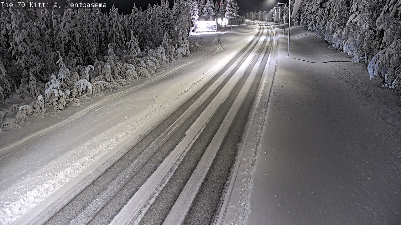 Kelikamerat Kuva Tie 79 Kittilä, Lentoasema, Kittilä, Lappi