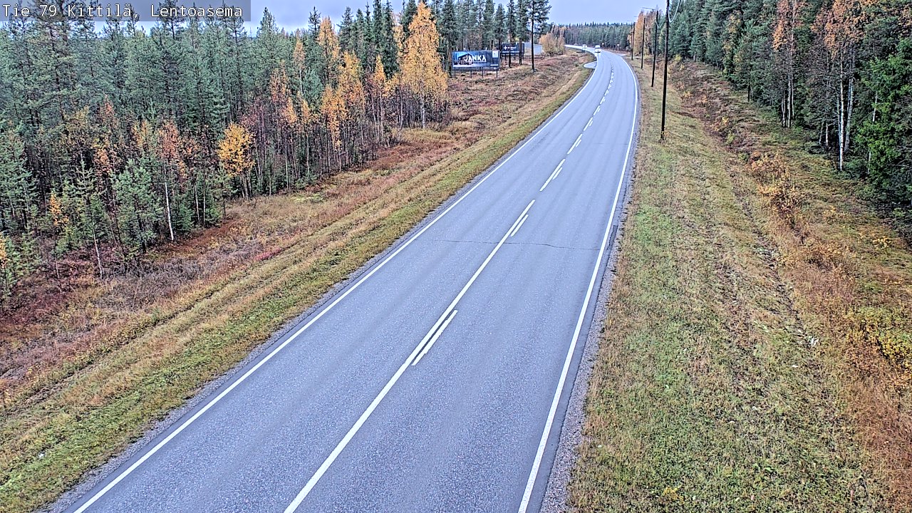Kelikamerat Kuva Tie 79 Kittilä, Lentoasema, Kittilä, Lappi