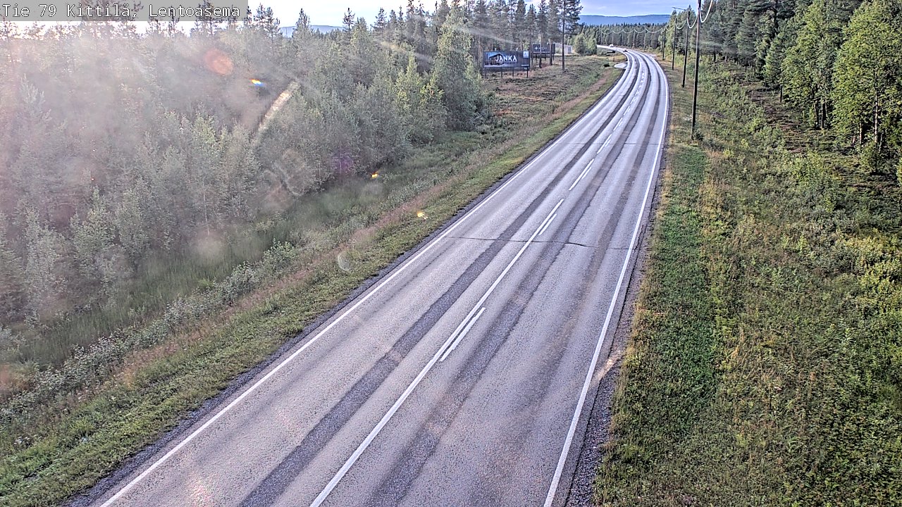 Kelikamerat Kuva Tie 79 Kittilä, Lentoasema, Kittilä, Lappi