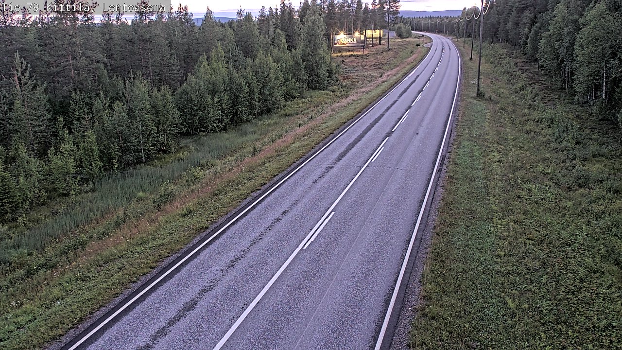Kelikamerat Kuva Tie 79 Kittilä, Lentoasema, Kittilä, Lappi