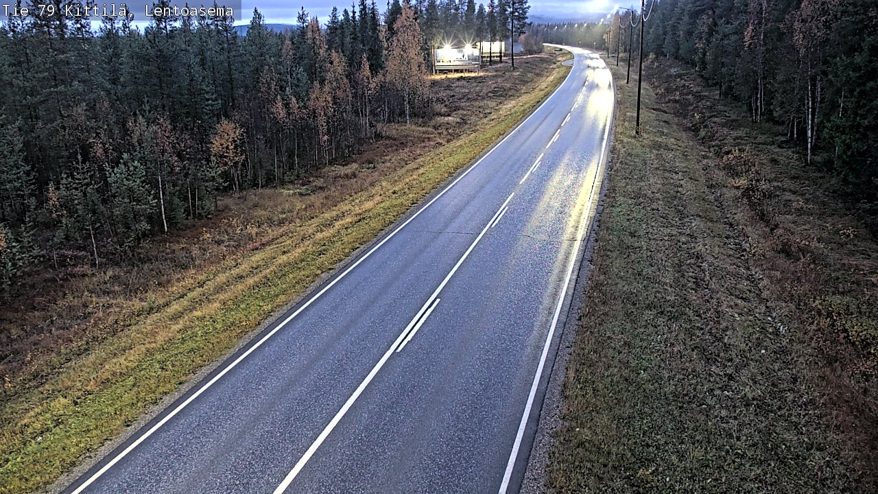 Kelikamerat Kuva Tie 79 Kittilä, Lentoasema, Kittilä, Lappi