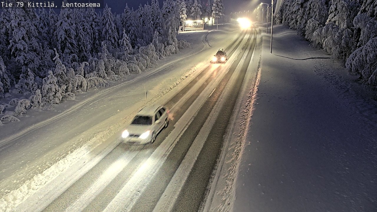 Kelikamerat Kuva Tie 79 Kittilä, Lentoasema, Kittilä, Lappi