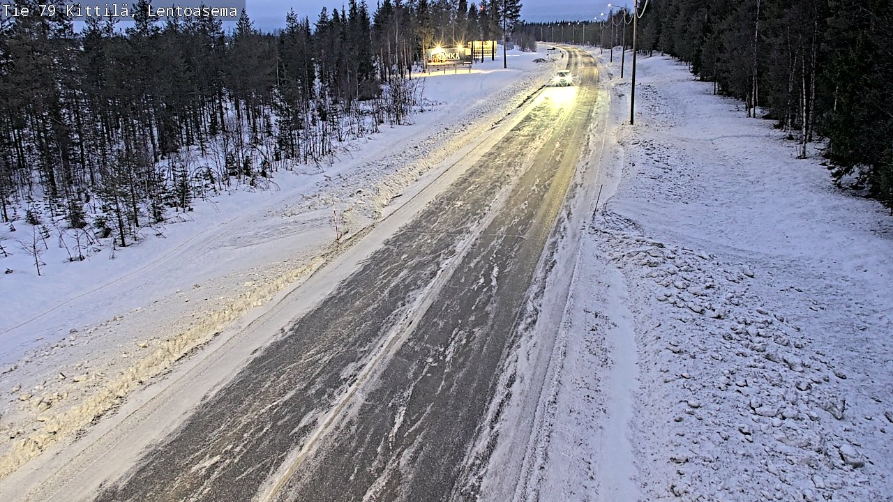 Kelikamerat Kuva Tie 79 Kittilä, Lentoasema, Kittilä, Lappi