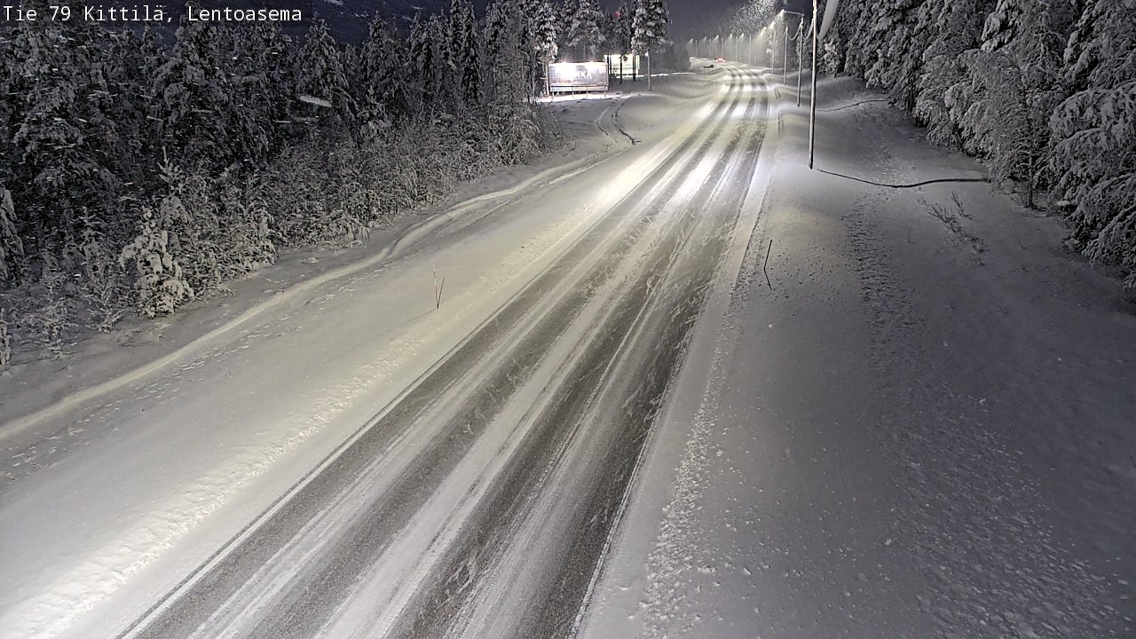 Weather Camera Image Road 79 Kittilä, Lentoasema, Kittilä, Lappi