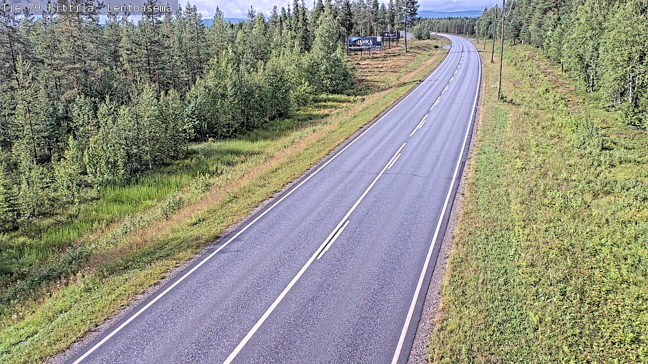 Kelikamerat Kuva Tie 79 Kittilä, Lentoasema, Kittilä, Lappi