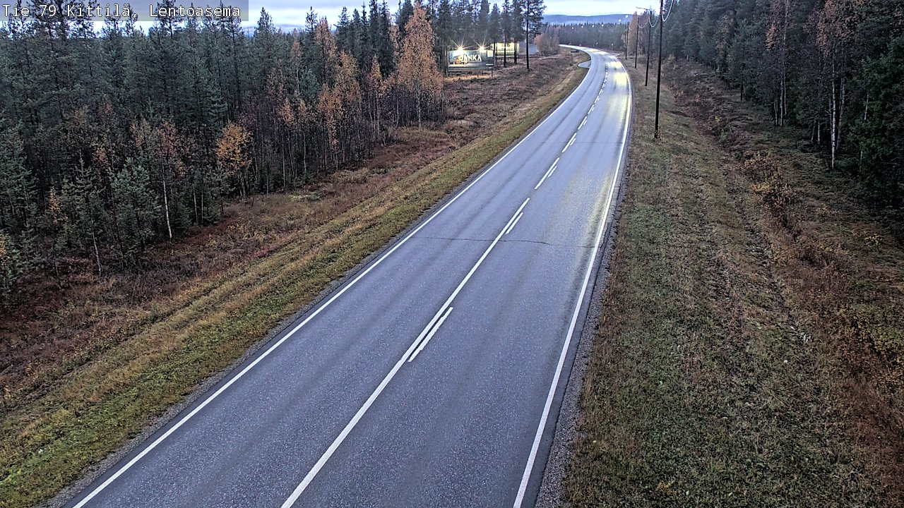 Kelikamerat Kuva Tie 79 Kittilä, Lentoasema, Kittilä, Lappi