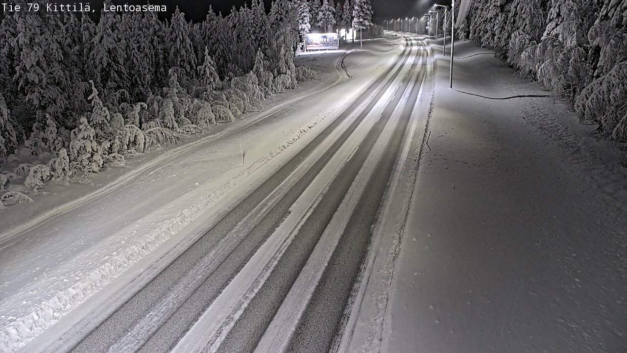 Kelikamerat Kuva Tie 79 Kittilä, Lentoasema, Kittilä, Lappi