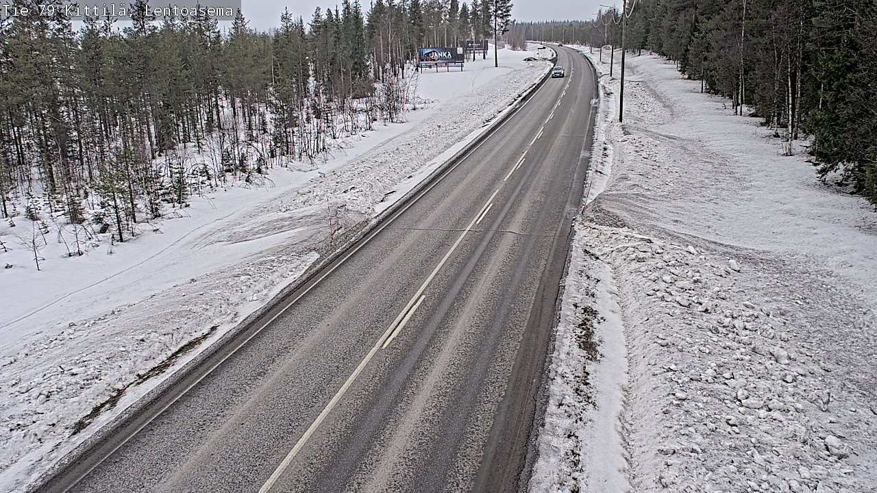 Kelikamerat Kuva Tie 79 Kittilä, Lentoasema, Kittilä, Lappi