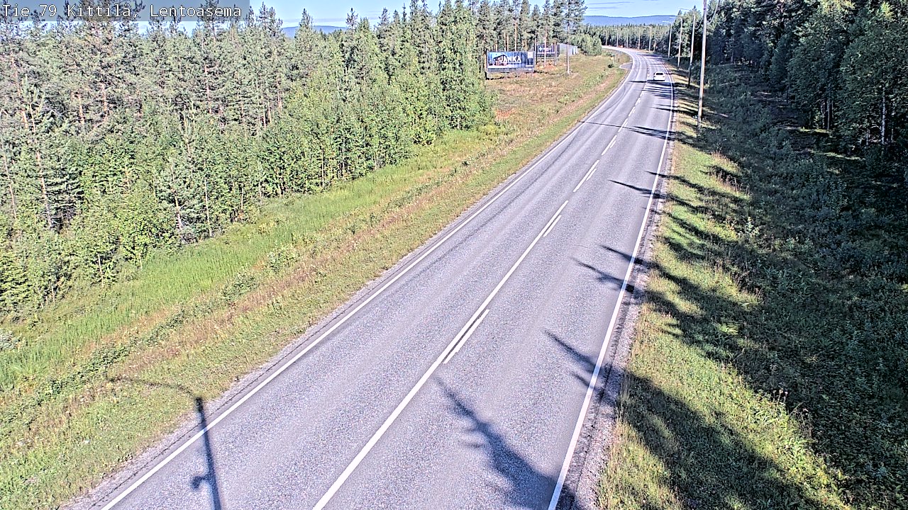 Weather Camera Image Road 79 Kittilä, Lentoasema, Kittilä, Lappi