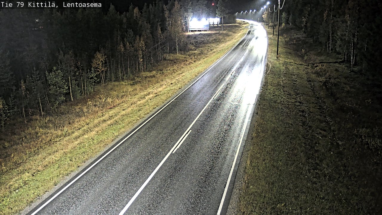Kelikamerat Kuva Tie 79 Kittilä, Lentoasema, Kittilä, Lappi