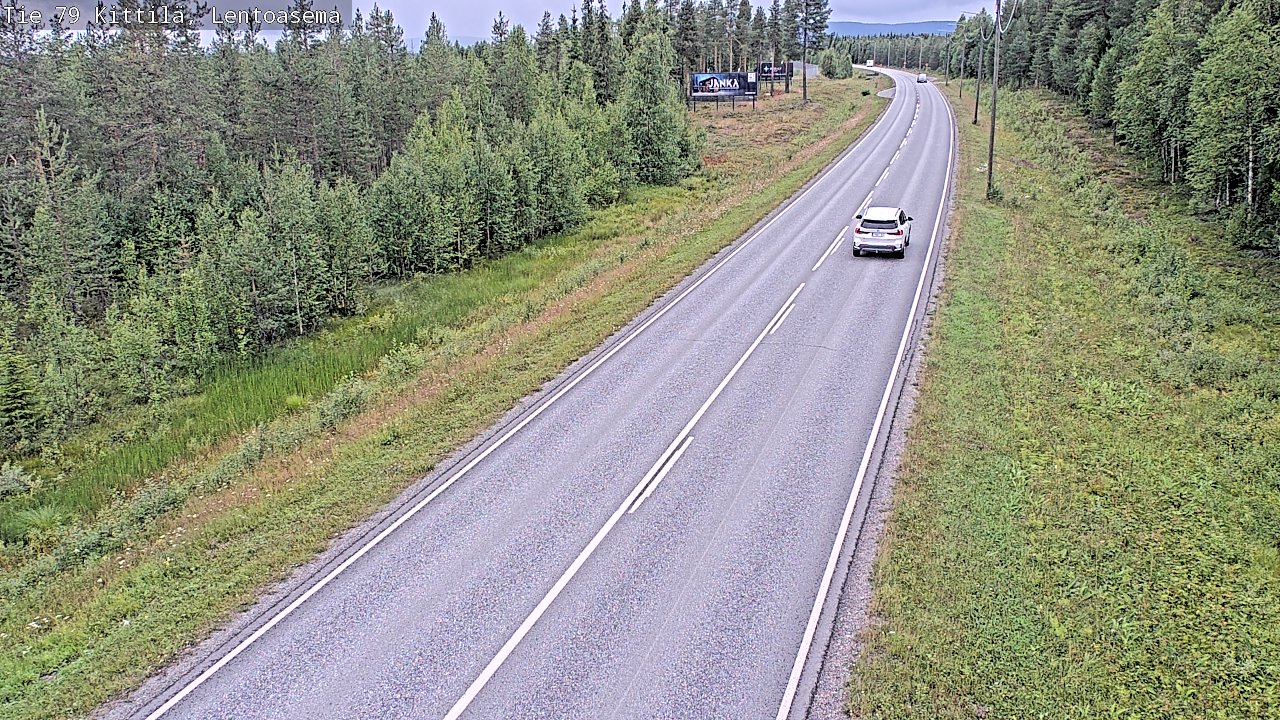 Kelikamerat Kuva Tie 79 Kittilä, Lentoasema, Kittilä, Lappi