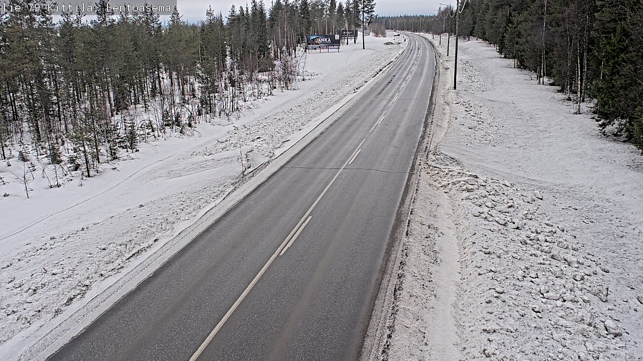 Kelikamerat Kuva Tie 79 Kittilä, Lentoasema, Kittilä, Lappi